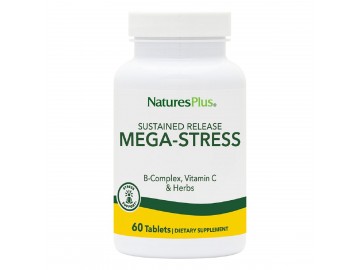 Комплекс для Подолання Стресу та Підтримання Енергії, Mega-Stress, Natures Plus, 60 таблеток