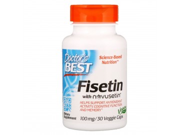 Підтримка Мозку, Fisetin with Novusetin, Doctor's Best, 100 мг, 30 капсул