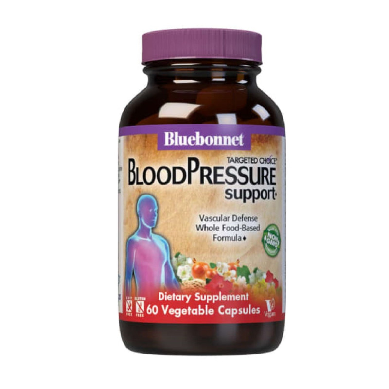 Комплекс для нормализации кровяного давления, Targeted Choice, Bluebonnet Nutrition, 60 вегетарианских капсул