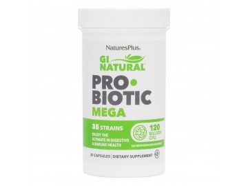 Пробіотики Мега, Probiotic Mega, Natures Plus, 120 млрд КОЕ, 30 Капсул