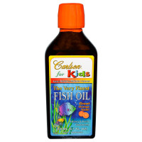 Рыбий жир для детей со вкусом апельсина, The Very Finest Fish Oil for Kids, Carlson, 200 мл