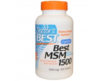 МСМ (метілсульфонілметан) 1500, OptiMSM, Doctor's Best, 120 таблеток