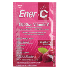 Вітамінний Напій для Підвищення Імунітету, Смак Малини, Vitamin C, Ener-C, 1 пакетик