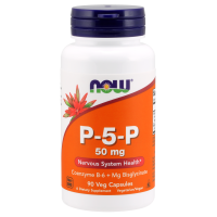 P-5-P (пиридоксальфосфат) 50мг, Now Foods, 90 вегетарианских капсул