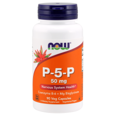 P-5-P (пиридоксальфосфат) 50мг, Now Foods, 90 вегетарианских капсул