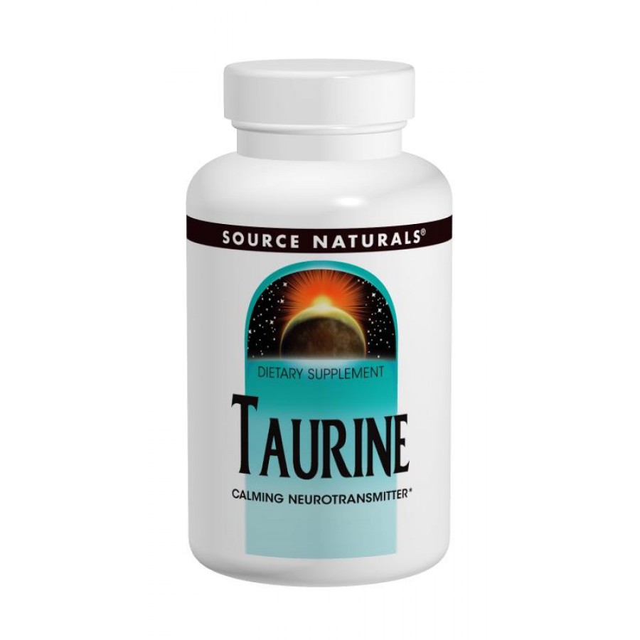 Таурин в Порошку, Source Naturals, 100 гр