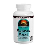 Магний + Яблочная Кислота (Магний Малат) 1250мг, Source Naturals, 180 таблеток