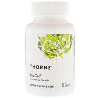 Нікотинамід Рібозід 125 мг, Nicotinamide Riboside NiaCel, Thorne, 60 капсул
