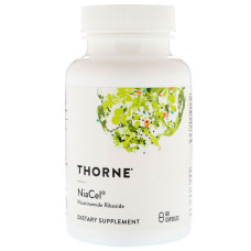 Нікотинамід Рібозід 125 мг, Nicotinamide Riboside NiaCel, Thorne, 60 капсул