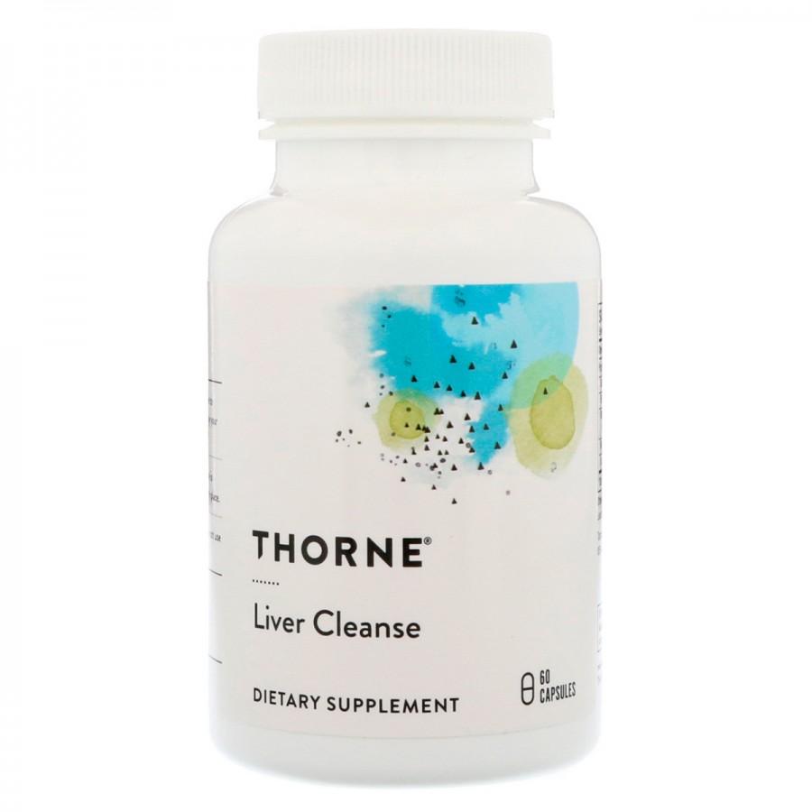 Натуральний Комплекс Очищення Печінки, Liver Cleanse, Thorne Research, 60 капсул