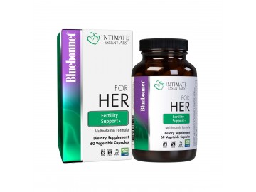 Комплекс для Неї, підтримка фертильності, Intimate Essenitals For Her Fertility Support Multivitamins, Bluebonnet Nutrition, 60 вегетаріанських капсул