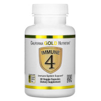 Средство для укрепления иммунитета, Immune4, California Gold Nutrition, 60 вегетарианских капсул