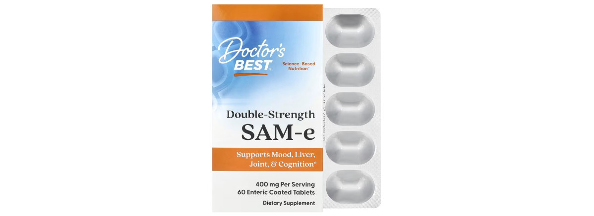 SAM-e (дисульфат тозилат), 200 мг, SAMe, Jarrow Formulas, 60 таблеток