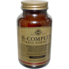 В-Комплекс от Стресса, B-Complex Stress Formula, Solgar, 90 таблеток