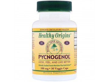 Пікногенол, Pycnogenol, Healthy Origins, 100 мг, 30 капсул