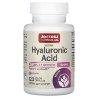 Гиалуроновая кислота, 120 мг, Hyaluronic Acid, Jarrow Formulas, 120 вегетарианских капсул