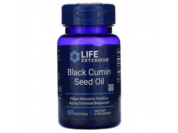 Масло насіння чорного кмину, Black Cumin Seed Oil, Life Extension, 60 капсул