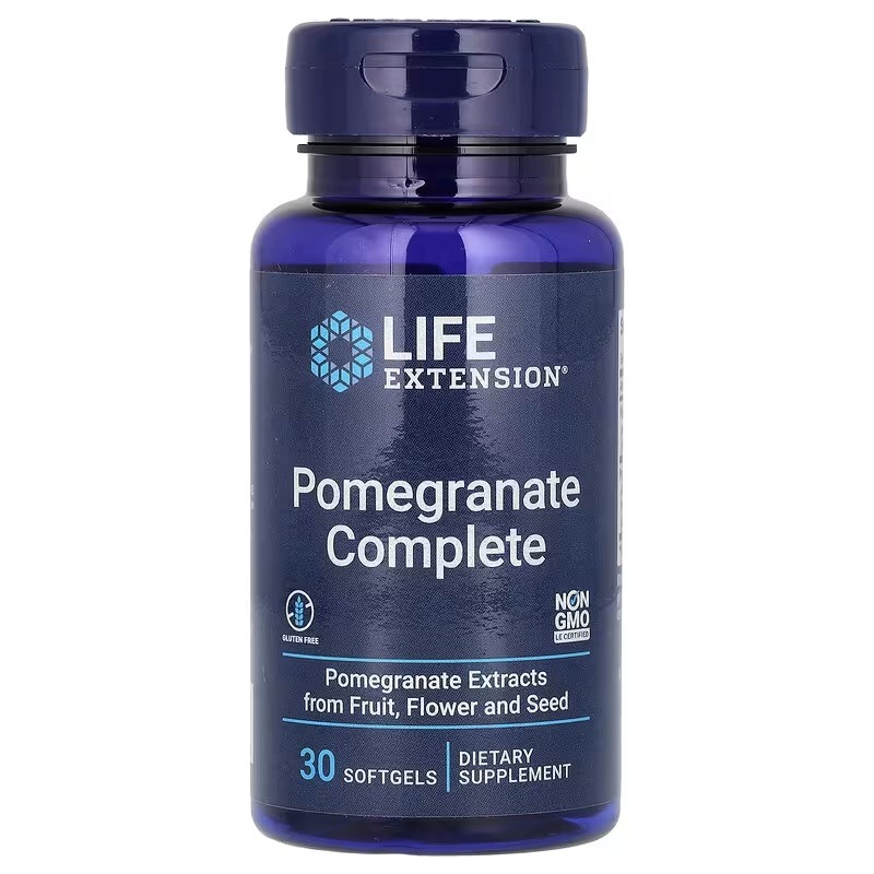 Гранатовий комплекс, Pomegranate Complete, Life Extension, 30 гелевих капсул