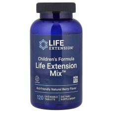 Мультивітаміни для дітей, смак ягід, Children's Formula, Life Extension, 120 жувальних таблеток