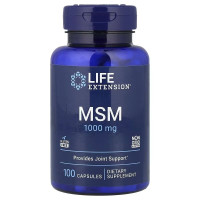 МСМ, Метилсульфонілметан, MSM, Life Extension, 100 капсул