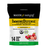 Иммунная защита, вкус ягод, Immune Defense, Mason Natural, 14 пакетиков по 8 гр