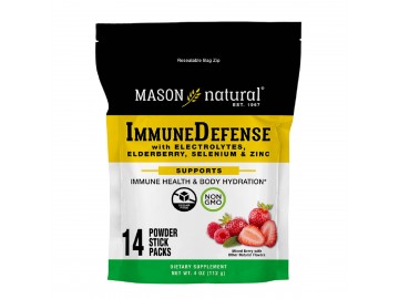 Імунний захист, смак ягід, Immune Defense, Mason Natural, 14 стиків по 8 гр