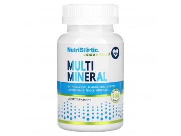 Мультимінерали, Essentials, Multi Mineral, NutriBiotic, 100 капсул