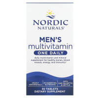 Мультивітаміни для чоловіків, Men's Multivitamin, One Daily, Nordic Naturals, 30 таблеток