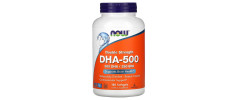 DHA (докозагексаєнова кислота) 500 мг, Now Foods, 180 желатинових капсул