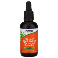 Комплекс Черный орех и полынь, Black Walnut Wormwood Complex, Now Foods, 60 мл