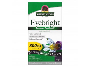 Очанка для очей, 800 мг, Eyebright, Nature's Answer, 90 вегетаріанських капсул