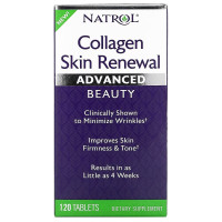 Коллаген для восстановления кожи, Collagen Skin Renewal, Natrol, 120 таблеток