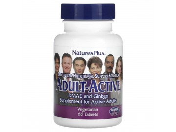 Комплекс для Підтримки Енергії у Дорослих, Adult-Active, Natures Plus, 60 таблеток