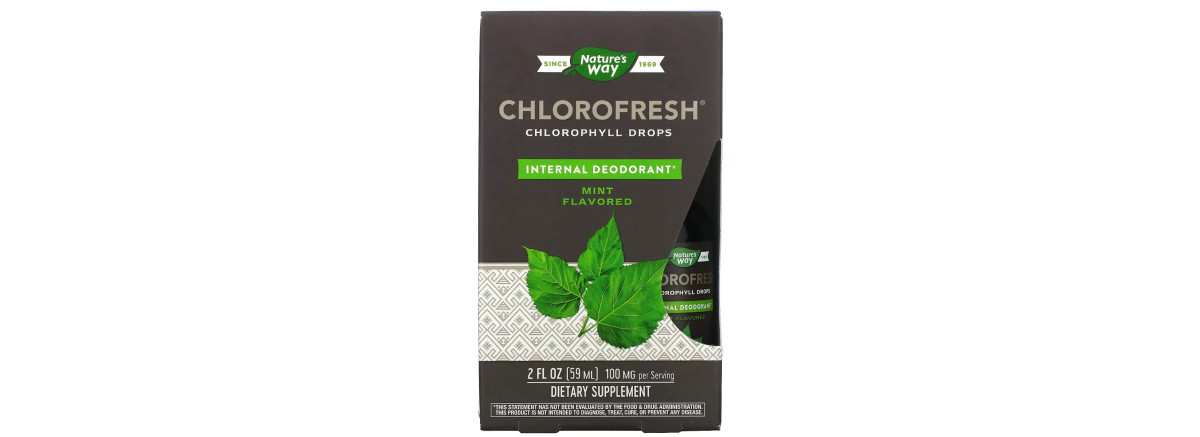 Хлорофіл у краплях, смак м'яти, Chlorofresh, Chlorophyll Drops, Nature's Way, 59 мл