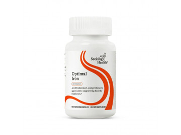 Залізо з кофакторами, 29 мг, Optimal Iron With Cofactors, Seeking Health, 90 вегетаріанських капсул