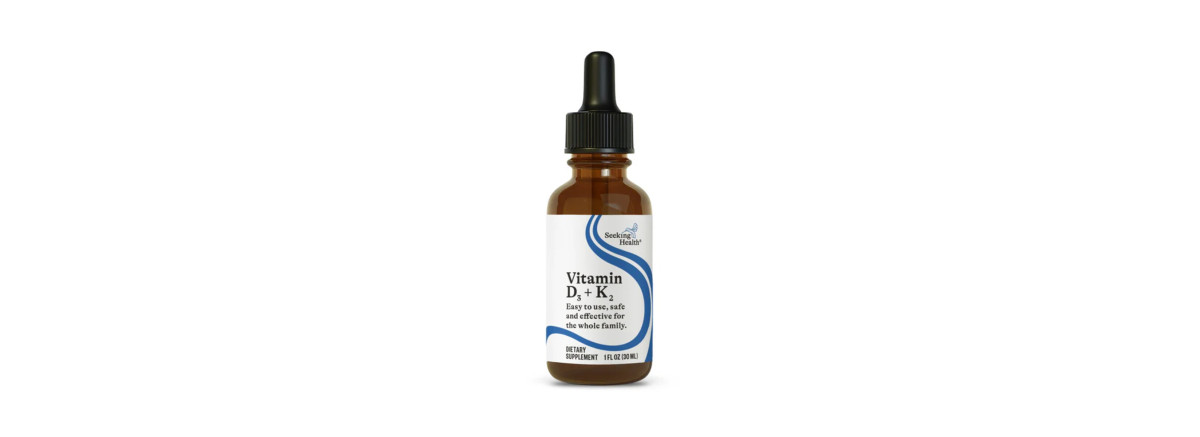 Вітамін D3+K2 у краплях, Vitamin D3+K2 Drops, Seeking Health, 30 мл
