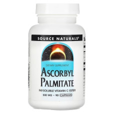 Аскорбіл Пальмітат, 500 мг, Ascorbyl Palmitate, Source Naturals, 90 капсул
