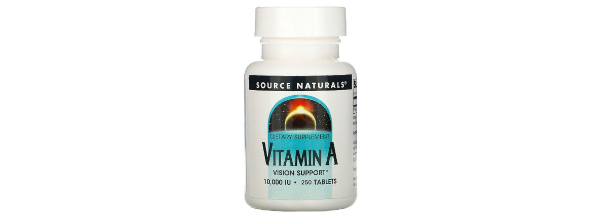 Вітамін А 10000 IU, Source Naturals, 250 таблеток
