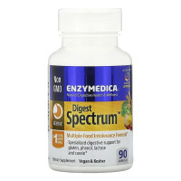 Травные ферменты, Digest Spectrum, Enzymedica, 90 капсул