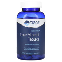 Концентрированные микроэлементы, ConcenTrace, Trace Minerals, 300 таблеток