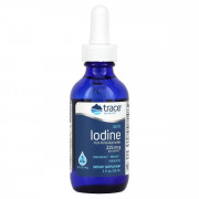 Йод ионный в каплях, 225 мкг, Ionic Iodine, Trace Minerals, 59 мл