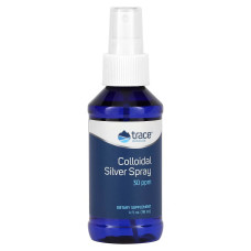 Колоїдне срібло, Colloidal Silver Spray, Trace Minerals, 118 мл