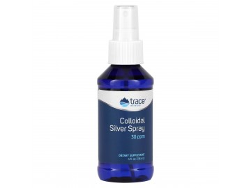 Колоїдне срібло, Colloidal Silver Spray, Trace Minerals, 118 мл