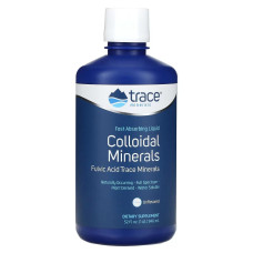 Коллоидные минералы, без вкуса, Collodial Minerals, Trace Minerals, 946 мл