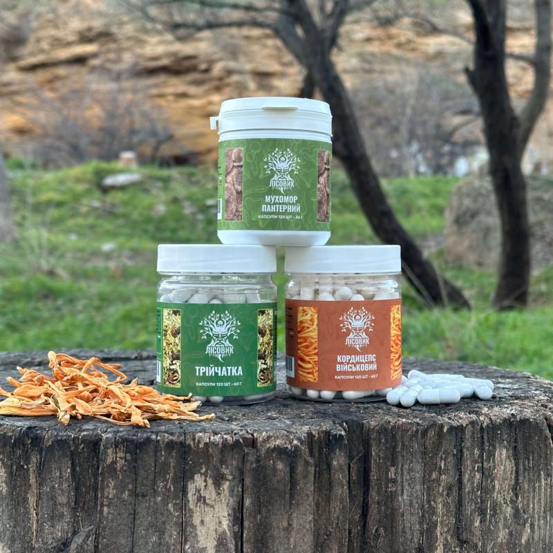 Курс Детокс: перезавантаження тіла та розуму (2 місяця)), "Лісовик", 300 капсул