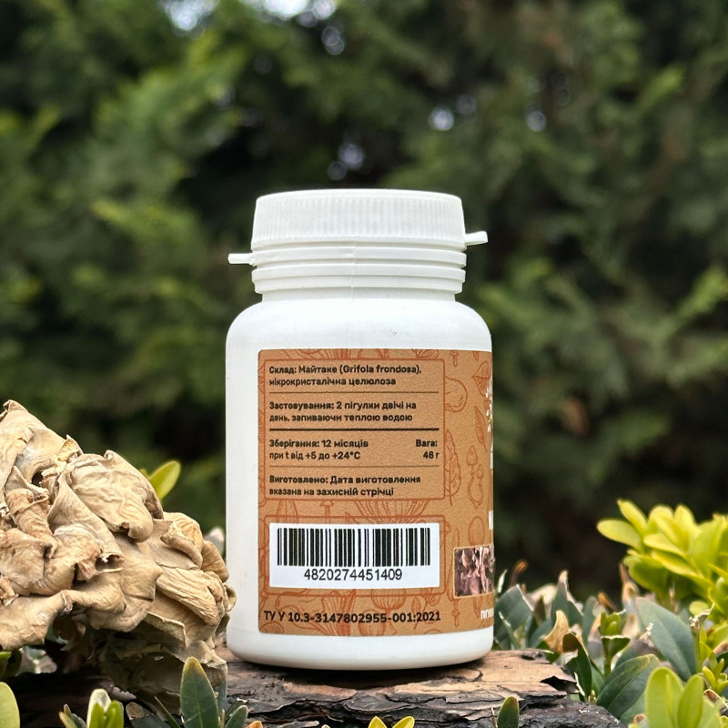 Гриб Майтаке, "Лісовик", 120 таблеток по 0.4 г