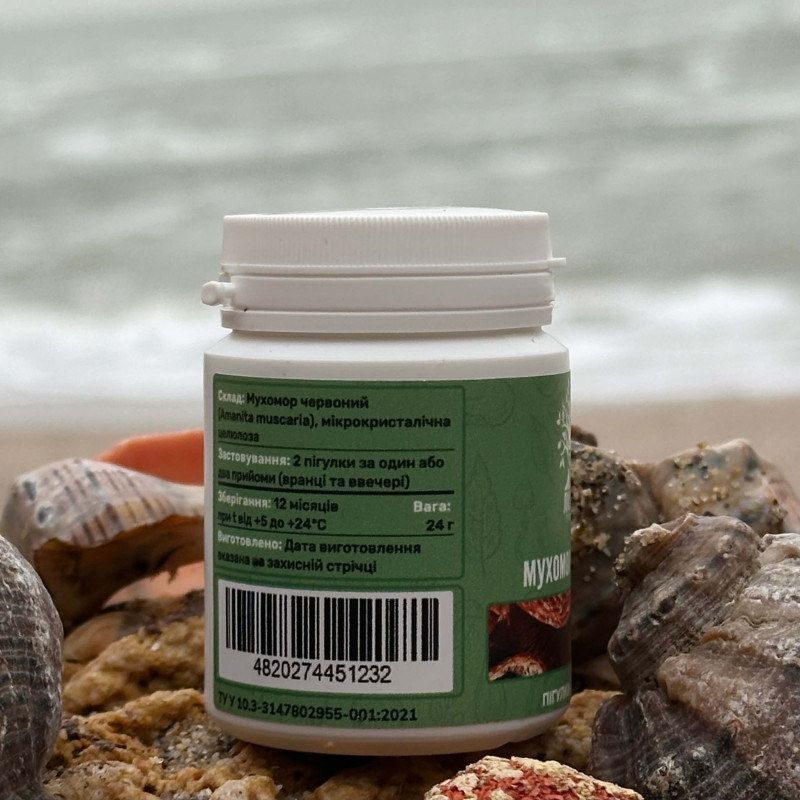 Мухомор червоний, "Лісовик", 60 таблеток по 0,4 г