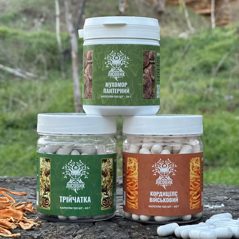 Курс Детокс: перезавантаження тіла та розуму (2 місяця)), "Лісовик", 300 капсул