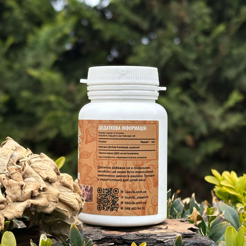 Гриб Майтаке, "Лісовик", 120 таблеток по 0.4 г