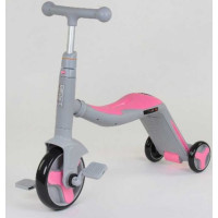 Самокат 3в1 (1) Best Scooter, самокат-велобег-велосипед, свет, 8 мелодий, колёса PU, переднее колесо d=20см, задние d=11см